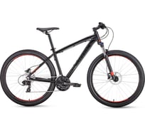 Велосипед FORWARD NEXT 27,5 3.0 disc, рост 19, 2018-2019, черный мат., RBKW9M67R008