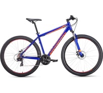 Велосипед FORWARD APACHE 29 2.0 disc, рост 17, 2018-2019, синий/оранжевый RBKW9M69Q005