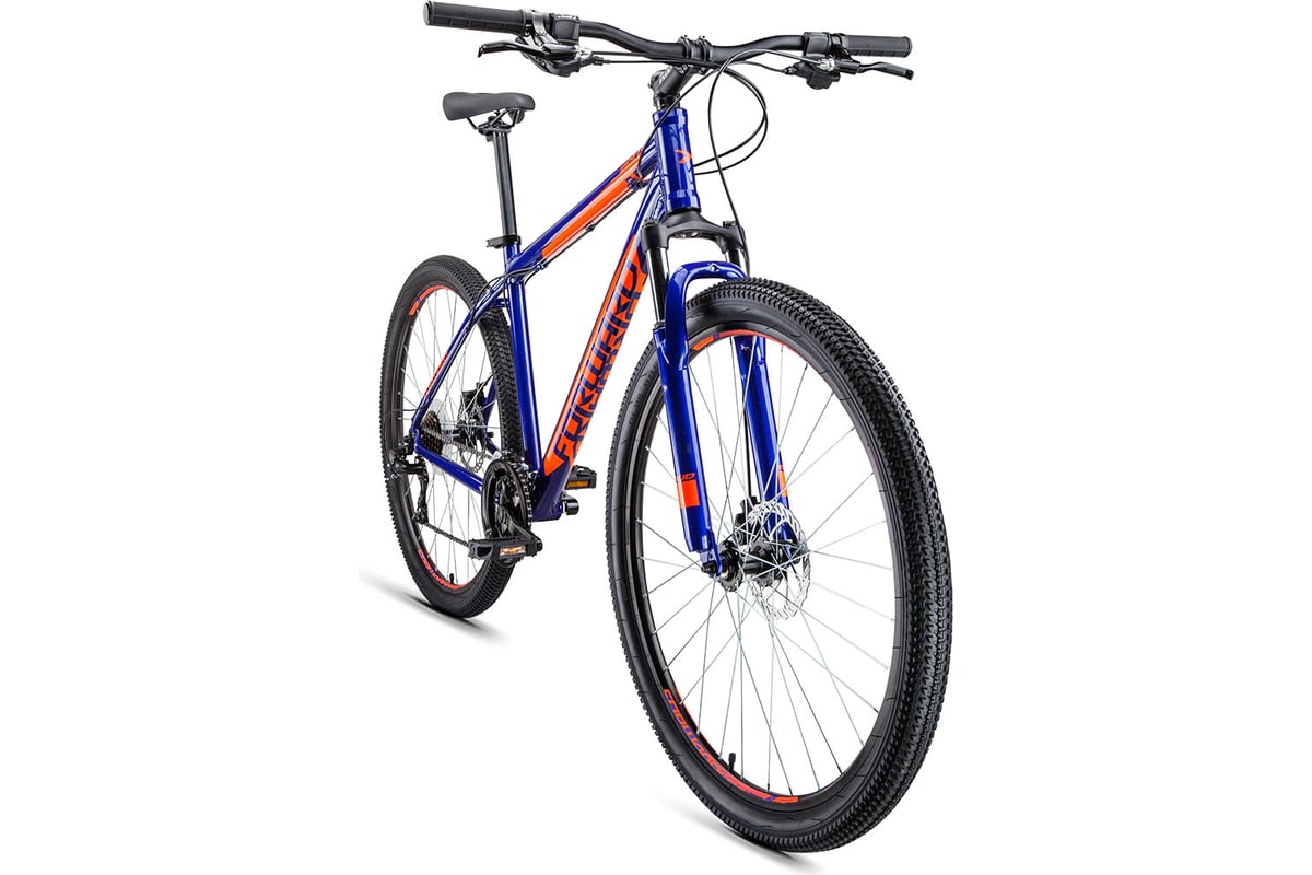 Велосипед FORWARD APACHE 29 2.0 disc, рост 21, 2018-2019, синий ...