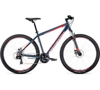 Велосипед FORWARD APACHE 29 2.0 disc, рост 19, 2019-2020, синий RBKW0M69Q003