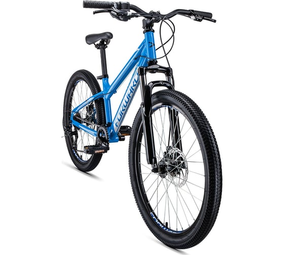 Велосипед FORWARD TITAN 24 2.0 disc рост 13, 2018-2019, синий, RBKW91N47005