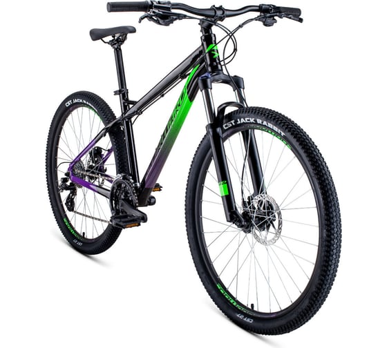 Велосипед FORWARD QUADRO 27,5 3.0 disc рост 19, 2019-2020, черный RBKW0M67R030