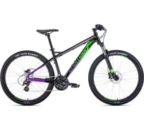 Велосипед FORWARD QUADRO 27,5 3.0 disc рост 17, 2019-2020, черный RBKW0M67R028