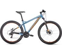 Велосипед FORWARD QUADRO 27,5 2.0 disc рост 17, 2018-2019, серый RBKW9M67R014