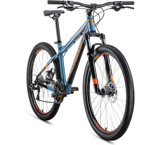 Велосипед FORWARD QUADRO 27,5 2.0 disc рост 17, 2018-2019, серый RBKW9M67R014