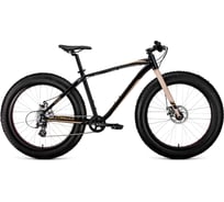 Велосипед FORWARD BIZON 26, рост 18, 2018-2019, черный/бежевый, RBKW9W668002