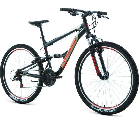 Велосипед FORWARD RAPTOR 27,5 1.0 рост 16, 2019-2020, черный/красный RBKW0SN7P005