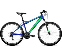 Велосипед FORWARD FLASH 26 1.0 рост 17, 2018-2019, синий/зеленый RBKW9MN6Q008