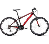 Велосипед FORWARD FLASH 26 1.0 рост 17, 2019-2020, черный/красный RBKW0MN6Q007