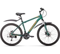 Велосипед FORWARD HARDI 26 2.0 disc рост 17, 2018-2019, зеленый RBKW9M66Q010