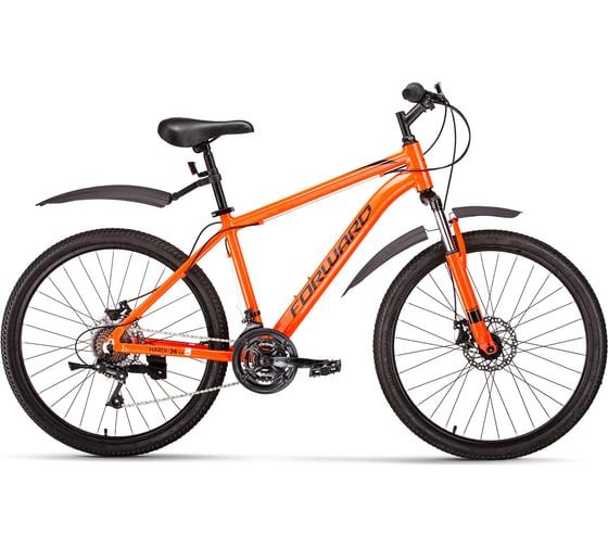 Велосипед FORWARD HARDI 26 2.0 disc рост 17, 2018-2019, оранжевый RBKW9M66Q009