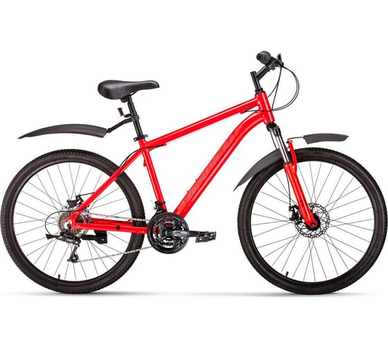 Велосипед FORWARD HARDI 26 2.0 disc рост 17, 2019-2020, красный RBKW0M66Q008
