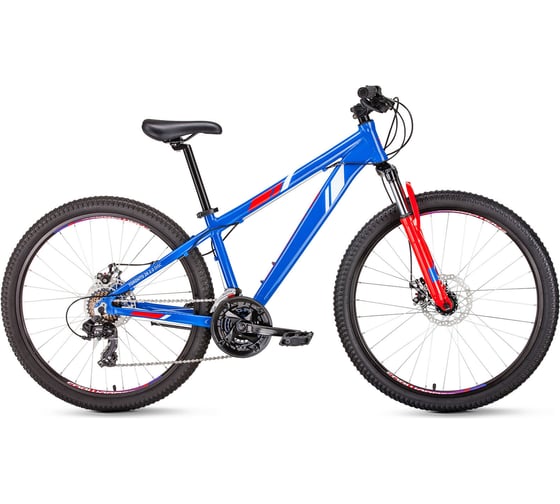 Велосипед FORWARD TORONTO 26 2.0 disc рост 14, 2018-2019, синий RBKW9M66Q003
