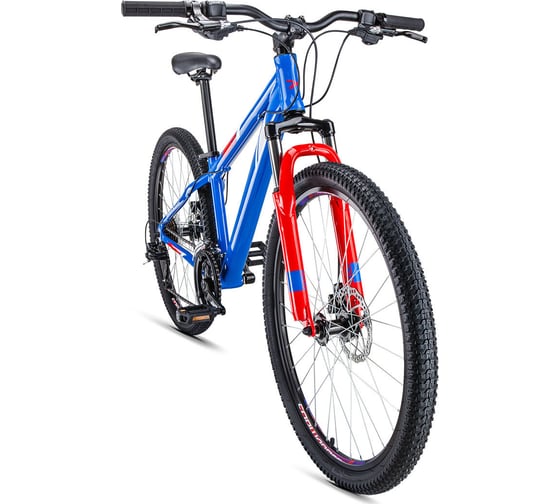 Велосипед FORWARD TORONTO 26 2.0 disc рост 14, 2018-2019, синий RBKW9M66Q003