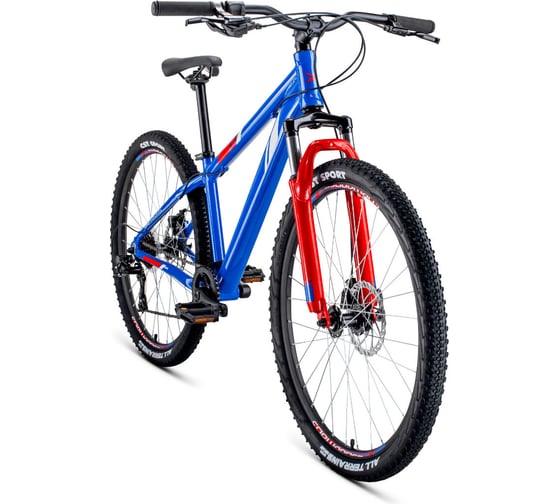 Велосипед FORWARD TORONTO 26 2.0 disc рост 14, 2019-2020, синий RBKW0M667003