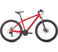 Велосипед FORWARD APACHE 27,5 2.0 disc, рост 19, 2018-2019, красный/черный, RBKW9M67Q025