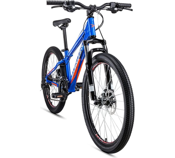 Велосипед FORWARD TWISTER 24 2.0 disc рост 13, 2018-2019, синий RBKW9164Q003