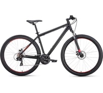 Велосипед FORWARD APACHE 27,5 2.0 disc, рост 15, 2019-2020, черный матовый, RBKW0M67Q024