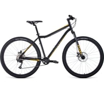 Велосипед FORWARD SPORTING 29 X, рост 19, 2019-2020, черный/золотой RBKW0MN9X006