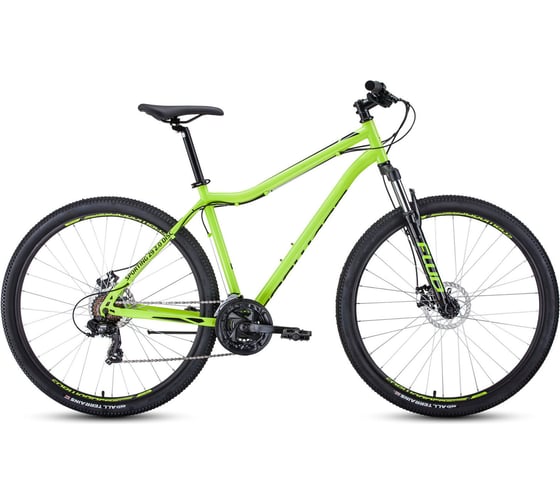Велосипед FORWARD SPORTING 29 2.0 disc, рост 21, светло-зеленый/черный RBKW0MN9Q015
