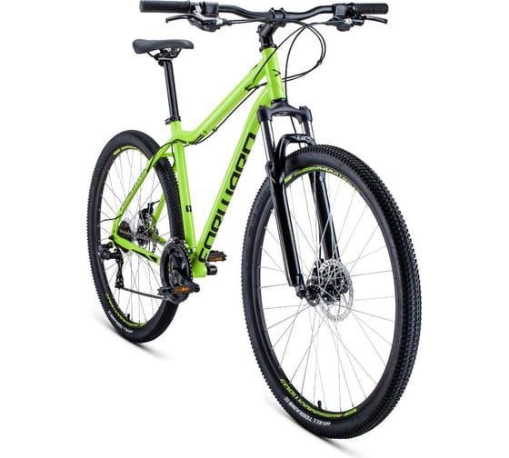 Велосипед FORWARD SPORTING 29 2.0 disc, рост 21, светло-зеленый/черный RBKW0MN9Q015