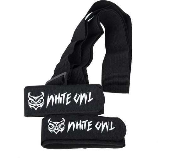 Связки для горных лыж White Owl KNDR-OZ, размер связки 38x460 мм, размер лямки 38x1800 мм, черный W112955
