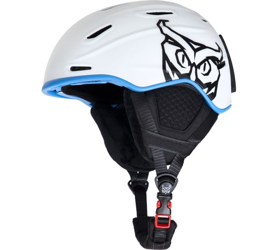 Зимний шлем White Owl HK004, L/58-61 см, белый с синим W112793