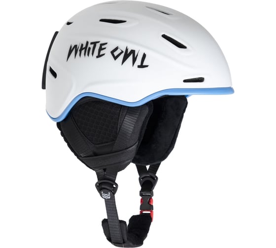 Зимний шлем White Owl HK004, S/48-53 см, белый с синим W112791 1