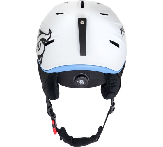 Зимний шлем White Owl HK004, S/48-53 см, белый с синим W112791