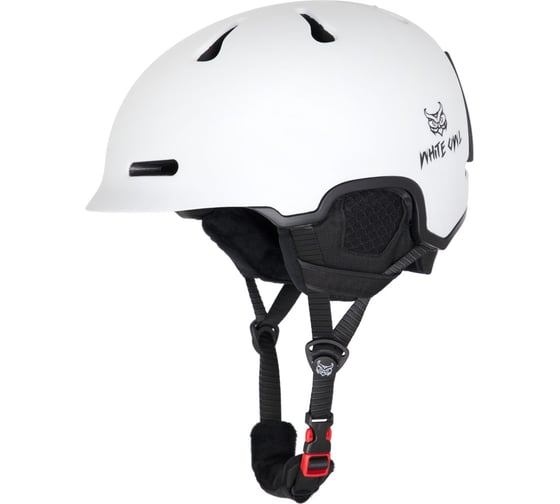 Зимний шлем White Owl HK003, S/48-53 см, белый W112786