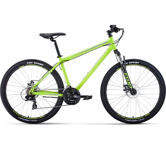 Велосипед FORWARD SPORTING 27.5 2.0 disc, рост 17, светло-зеленый/серый RBKW0MN7Q024