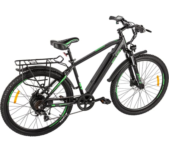 Велогибрид Eltreco XT 850 Pro серо-зеленый-2674 024314-2674