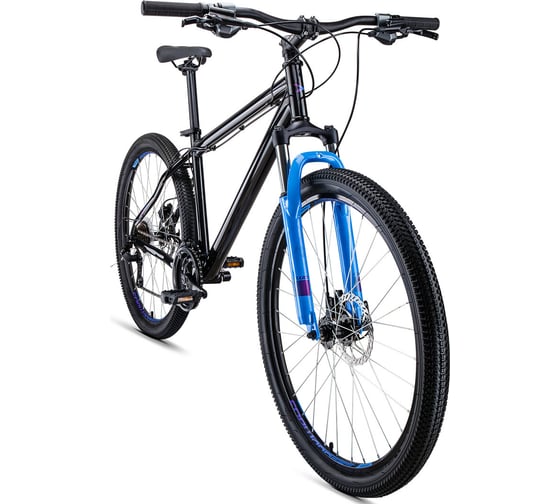 Велосипед FORWARD SPORTING 27.5 3.0 disc, рост 17, 2018-2019, черный/синий RBKW9MN7Q024