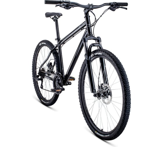 Велосипед FORWARD SPORTING 27.5 3.0 disc, рост 19, 2019-2020, черный RBKW0MN7Q006
