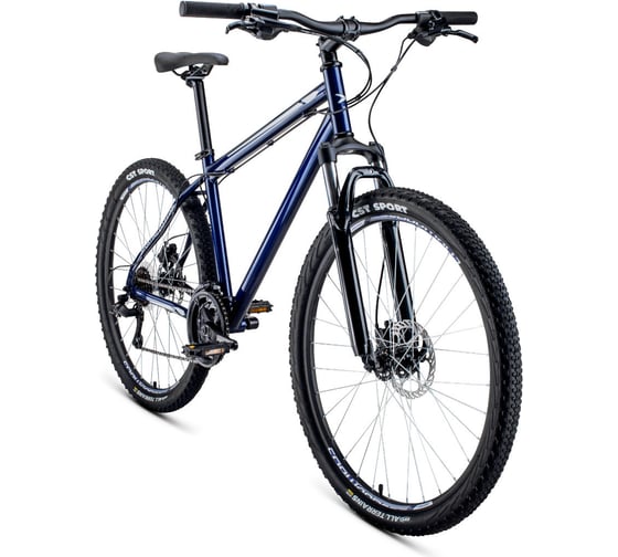 Велосипед FORWARD SPORTING 27.5 3.0 disc, рост 19, темно-синий/серый RBKW0MN7Q008