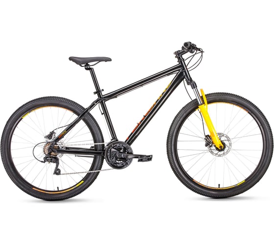 Велосипед FORWARD SPORTING 27.5 3.0 disc, рост 17, черный/оранжевый RBKW9MN7Q023