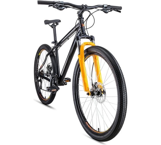 Велосипед FORWARD SPORTING 27.5 3.0 disc, рост 17, черный/оранжевый RBKW9MN7Q023