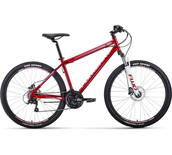 Велосипед FORWARD SPORTING 27.5 3.0 disc, рост 19, темно-красный/серый RBKW0MN7Q007 1