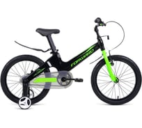 Велосипед FORWARD COSMO 18 2018-2019, черный/зеленый RBKW9L6H1007