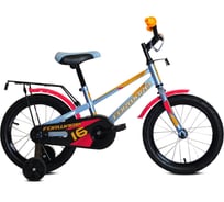 Велосипед FORWARD METEOR 12 2019-2020, серо-голубой/оранжевый RBKW0LNE1017