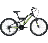 Велосипед FORWARD RAPTOR 24 рост 14.5, 2018-2019, черный матовый RBKW92N06002