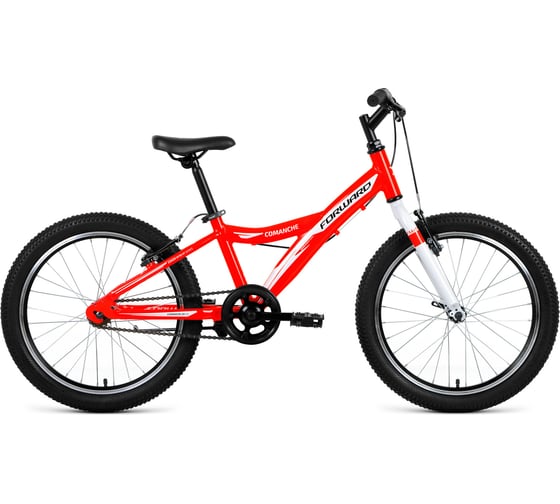 Велосипед FORWARD COMANCHE 20 1.0 рост 10.5, 2018-2019, красный/белый RBKW91601003