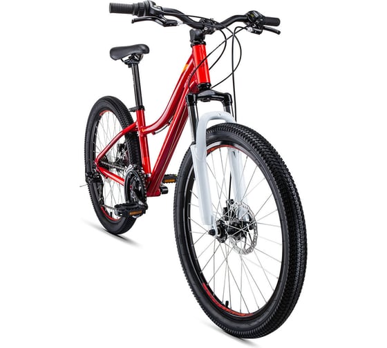 Велосипед FORWARD SEIDO 24 2.0 disc рост 13, 2018-2019, красный RBKW9664Q002