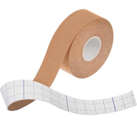 Кинезио тейп BRADEX 5 м x 2.5 см, бежевый SF 1009