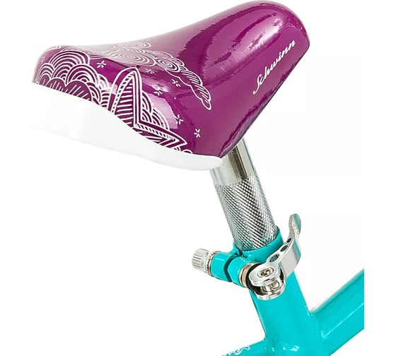 Детский велосипед Schwinn Elm 12 + корзина, teal S0261RUB