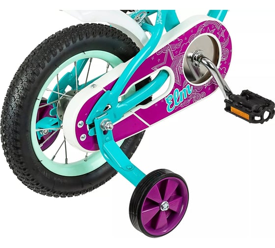Детский велосипед Schwinn Elm 12 + корзина, teal S0261RUB