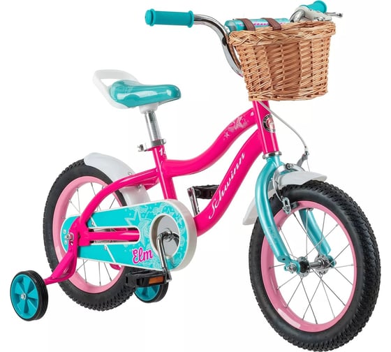 Детский велосипед Schwinn Elm Elm 14 + корзина, pink S0403RU 1