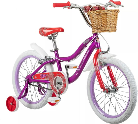 Детский велосипед Schwinn Elm Elm 18 + корзина, purpule/white S0821RUC 1