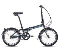 Велосипед FORWARD ENIGMA 20 3.0, рост 11, складной, 2019-2020, черный/серый, RBKW0Y603002