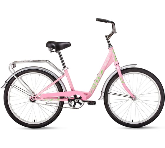 Велосипед FORWARD GRACE 24, рост 13, 2018-2019, розовый RBKW94N41002
